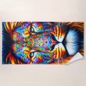 Artsy Lion Strandlaken (Voorkant)