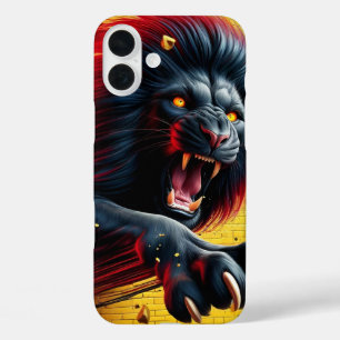Artsy Lion telefoonhoesje iPhone 16 Plus Hoesje