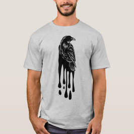 Artsy Magical Bloody Raven Crow 1 T-shirt