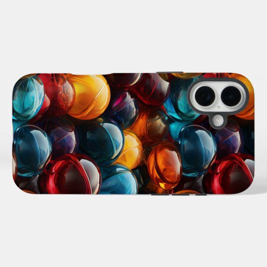 Artsy Marbles telefoonhoesje Case-Mate iPhone Case (Achterkant (horizontaal))