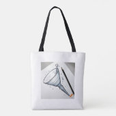 Artsy Marketing Funnel Canvas tas: 5-stappen Ink & Tote Bag (Achterkant)