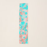 Artsy Modern Summer Coral Oranje Aqua Abstract Sjaal<br><div class="desc">Kunstmatige, moderne en trendy zomerkoraal sinaasappel en neonaqua blauwgroen blauwe abstracte verf doven hedendaags kunstpatroon. ***BELANGRIJKE NOTA VAN HET ONTWERP: Voor om het even welk verzoek van het douaneontwerp zoals passende productverzoeken, kleurenveranderingen, plaatsingsveranderingen, of een ander veranderingsverzoek, te klikken gelieve op de "CONTACT"knoop of de ontwerper direct in lafemme.art@gmail.com te...</div>