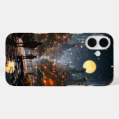 Artsy Moon Scene Telefoonhoesje Case-Mate iPhone Case (Achterkant (horizontaal))