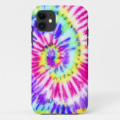 Artsy Neon Rainbow Tie Dye Waterverf Patroon Case-Mate iPhone Case (Achterkant)