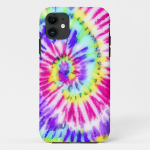 Artsy Neon Rainbow Tie Dye Waterverf Patroon Case-Mate iPhone Case