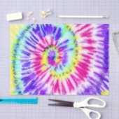 Artsy Neon Rainbow Tie Dye Waterverf Patroon Tissuepapier (Craft)