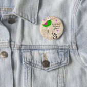 Artsy Nurse Bird Ronde Button 5,7 Cm (In situ)