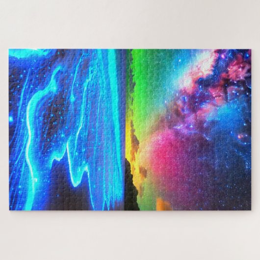 Artsy Ocean Scene Legpuzzel (Horizontaal)