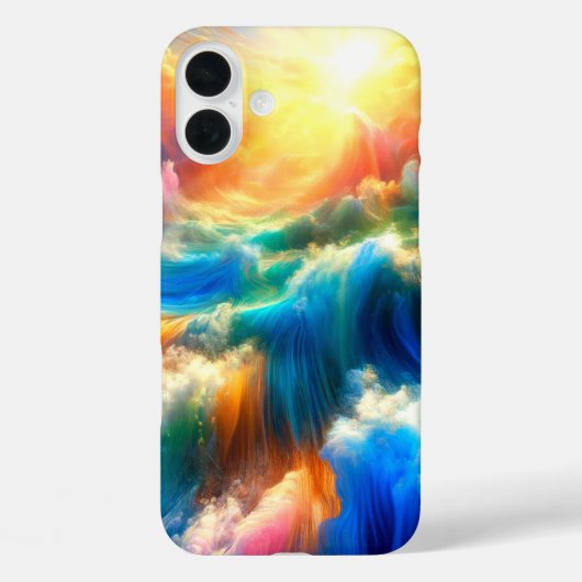 Artsy Ocean Waves telefoonhoesje Case-Mate iPhone Case (Achterkant)