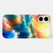 Artsy Ocean Waves telefoonhoesje Case-Mate iPhone Case (Achterkant (horizontaal))