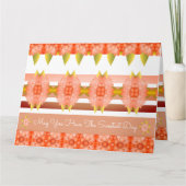 Artsy ontwerp in perzik kaart (Voorkant)