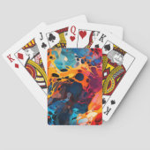 Artsy ontwerp pokerkaarten (Achterkant)