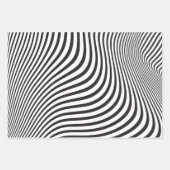 Artsy Op-Art Artiest Abstracte Kunst Moderne Midee Inpakpapier Vel (Voorkant 2)