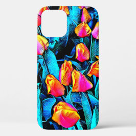 Artsy Oranje en Gold Tulips uit Mt Vernon Case-Mate iPhone Case