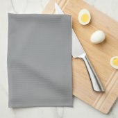 Artsy Oriental Zen Bamboo Shrub Gray & White Theedoek (Quarter Fold)