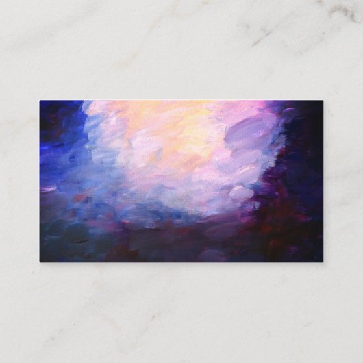 Artsy originele Abstracte Visitekaartjes (Achterkant)