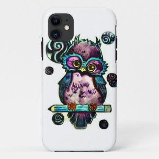 Artsy Owl iPhone 11 Hoesje