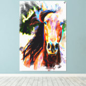 *~* Artsy Paard Artistieke Equine AR22 Canvas Prin (Insitu (Houten vloer))