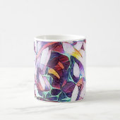 Artsy Paarse Flower Mok (Center)