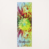Artsy Paint Strokes Gem Flower Yogamat (Voorkant)