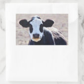 Artsy Panda Gezicht Koe Sticker (Tas)