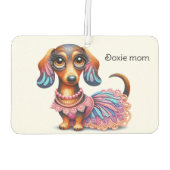 Artsy Pastel Dachshund Luchtverfrisser (Achterkant)