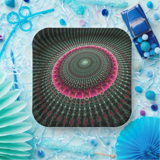 Artsy Pattern Papieren Bordje (Feest)