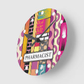 Artsy Pharmacist Gifts Ronde Klok (Hoek)
