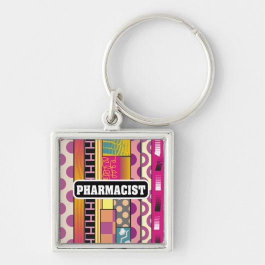 Artsy Pharmacist Gifts Sleutelhanger (Voorkant)
