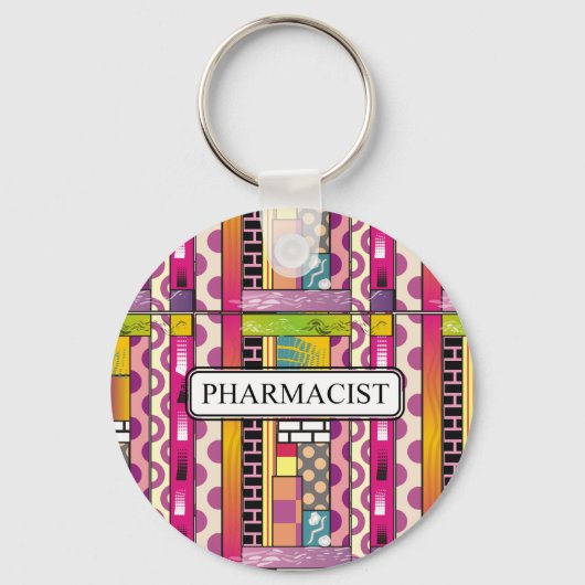 Artsy Pharmacist Sleutelhanger (Voorkant)