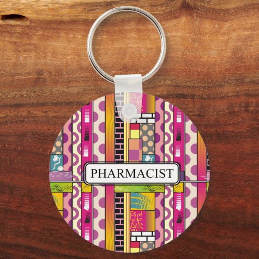 Artsy Pharmacist Sleutelhanger (Achterkant)