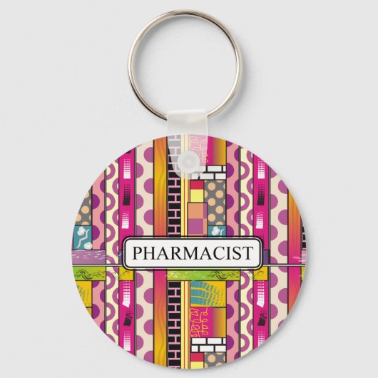 Artsy Pharmacist Sleutelhanger (Achterkant)