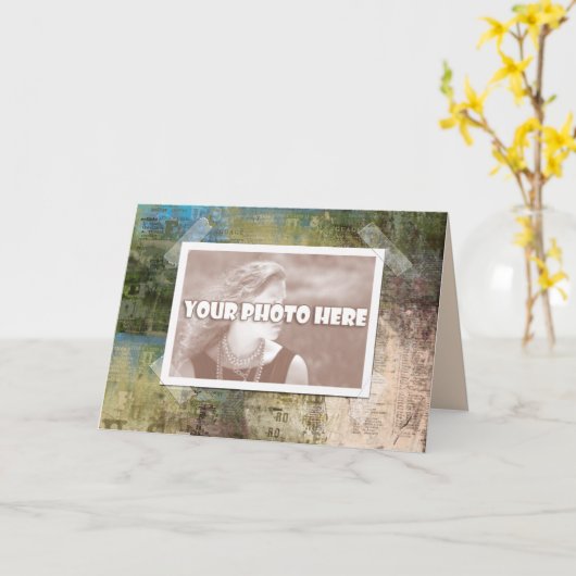 Artsy Photo Lijst Kaart (Gele Bloem)