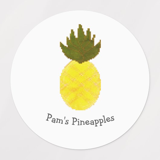 Artsy Pineapple Labels (Design 2)