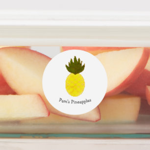 Artsy Pineapple Labels