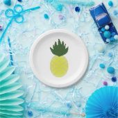 Artsy Pineapple Papieren Bordje (Feest)