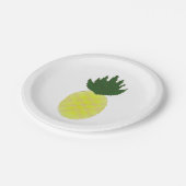 Artsy Pineapple Papieren Bordje (Gekanteld)