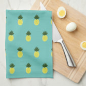 Artsy Pineapple Pattern Theedoek (Quarter Fold)