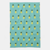 Artsy Pineapple Pattern Theedoek (Verticaal)