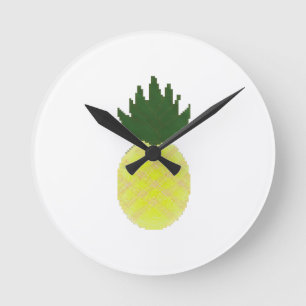 Artsy Pineapple Ronde Klok