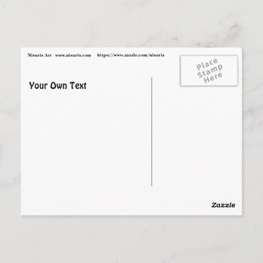 Artsy Playful Geometric Colorful Abstract Briefkaart (Achterkant)