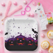Artsy Pumpkin Papieren Bordje (Feest)