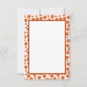 Artsy Pumpkin Thank you notes Bedankkaart (Achterkant)