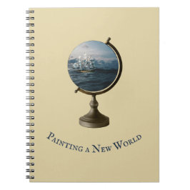 "Artsy Quote" Wereldbol van Endless Horizons Colla Notitieboek