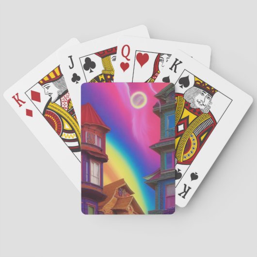 Artsy Rainbow Pokerkaarten (Achterkant)
