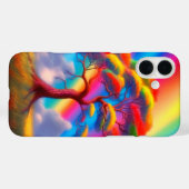 Artsy Rainbow Tree Case-Mate iPhone Case (Achterkant (horizontaal))