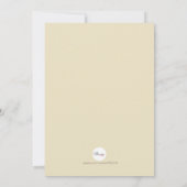 Artsy Retro  Peaceful Beach Vrijgezellenfeest Kaart (Achterkant)