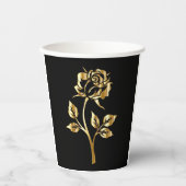 Artsy Roos Papieren Bekers (Voorkant)