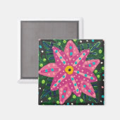 Artsy roze ventilator magneet (Voorkant / Achterkant)
