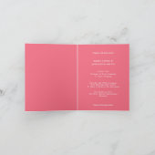 Artsy Roze Waterverf Bloemen Decoratieve bruiloft (Binnen)